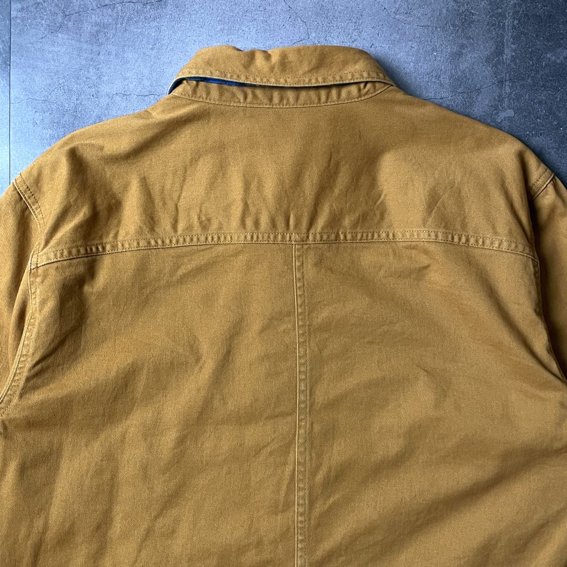 LANDS' END 빈티지 카멜 플란넬 셔츠자켓 A00442 상품이미지8