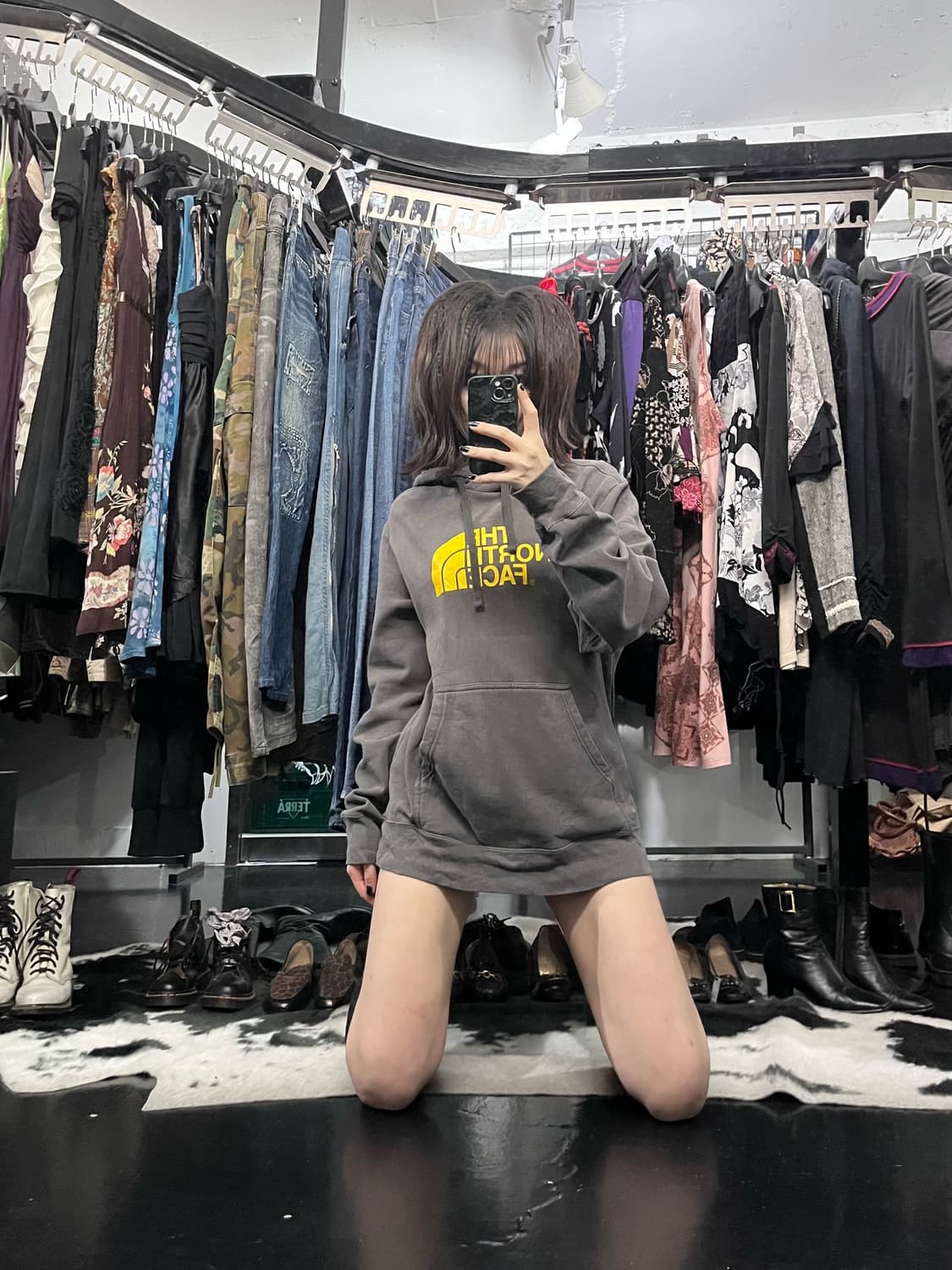 더 노스페이스 프린팅 후드티 상품이미지1