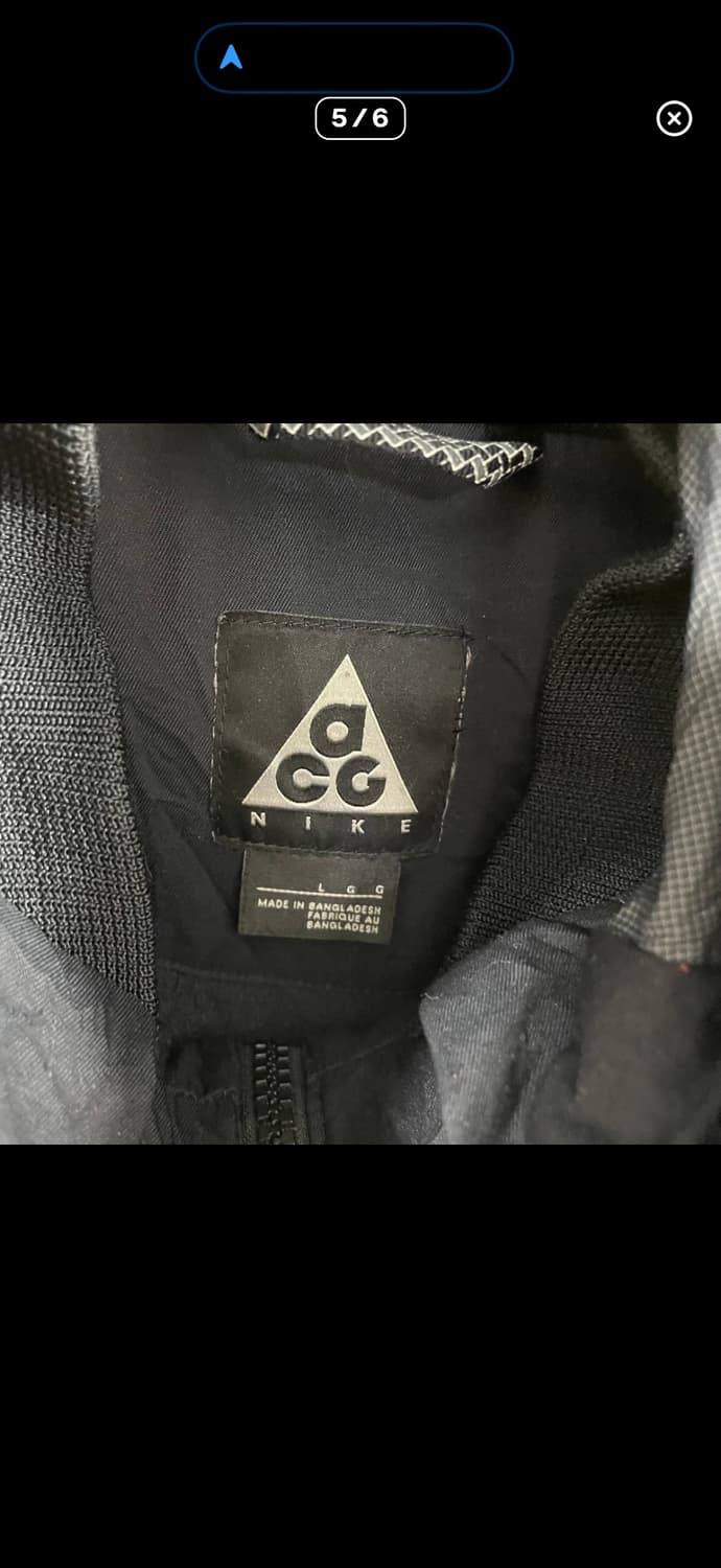 나이키 ACG 바람막이 자켓 블랙 L 상품이미지5