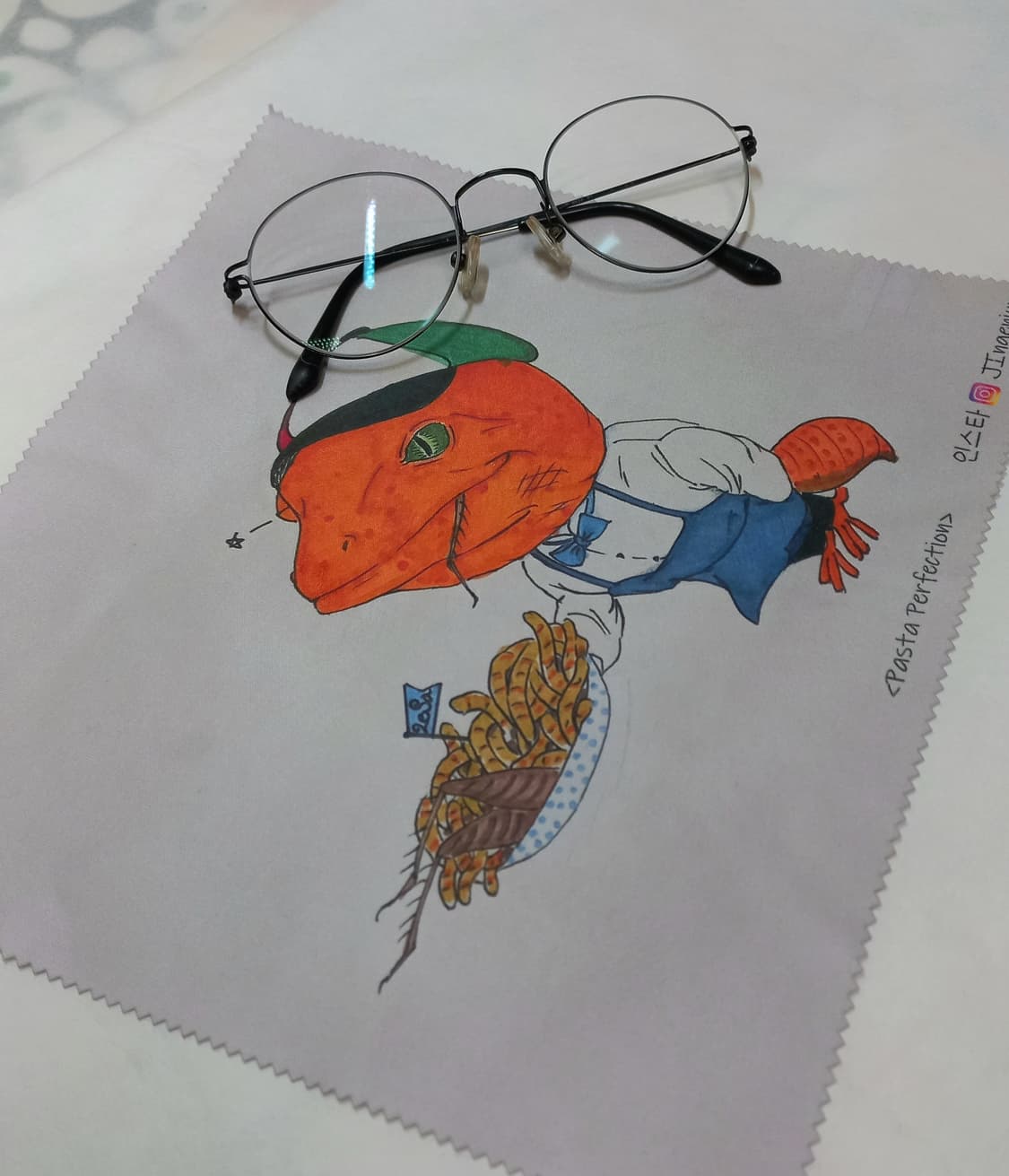 손그림 안경닦이😎🦎🐎 상품이미지2