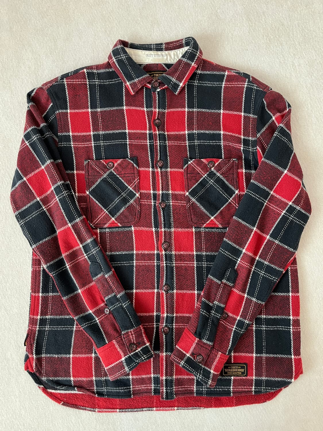 네이버후드 17fw 럼버 셔츠 상품이미지1