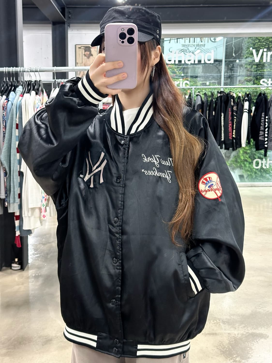 뉴욕양키스 90s 바시티 자켓 상품이미지2