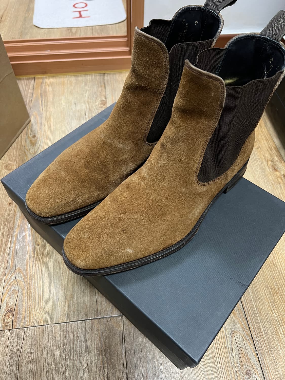 택포9) Loake 로크 미첨 스웨이드 첼시부츠 uk6.5 260 상품이미지1