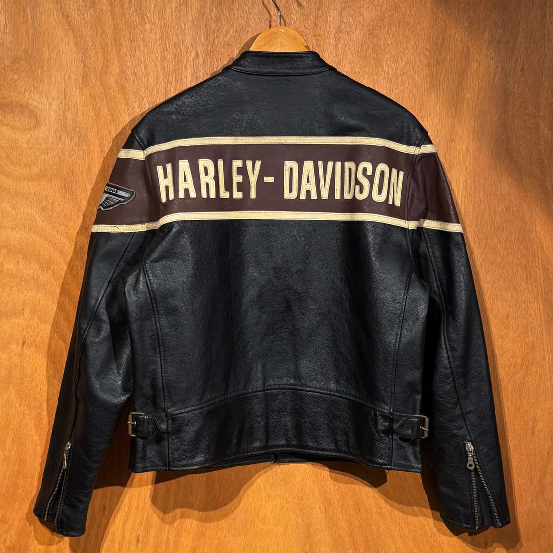 할리데이비슨 카우 레더 자켓 L 소가죽 상품이미지2