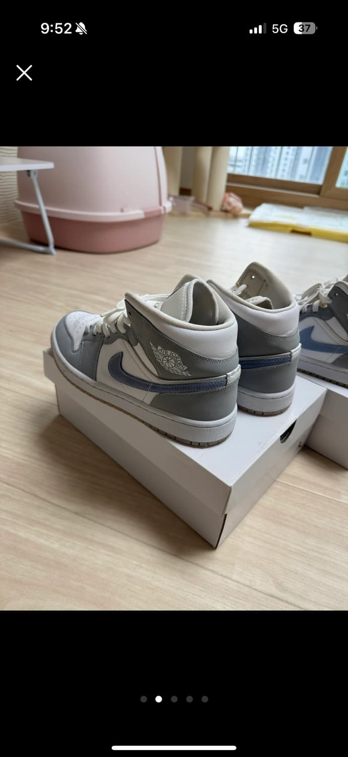 나이키 조던1 미드 울프 그레이 W240 상품이미지2