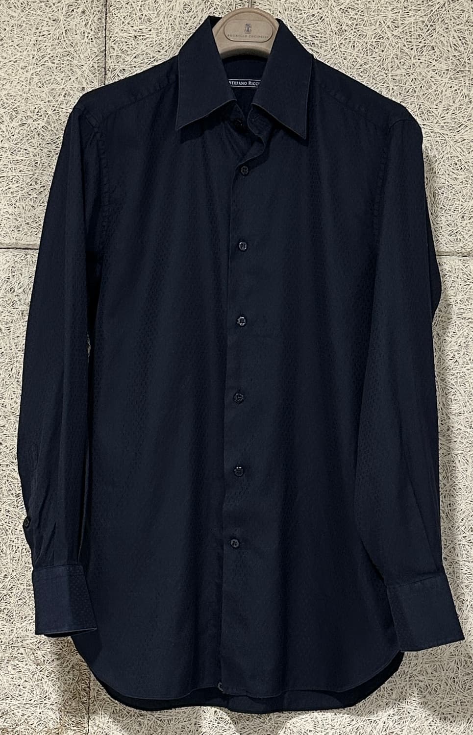 스테파노리치 블랙 코튼 셔츠 상품이미지2