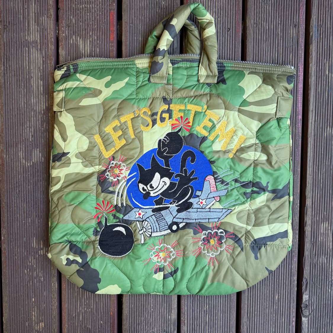 펠릭스 더 캣 퀼팅 카모 헬멧백 상품이미지1