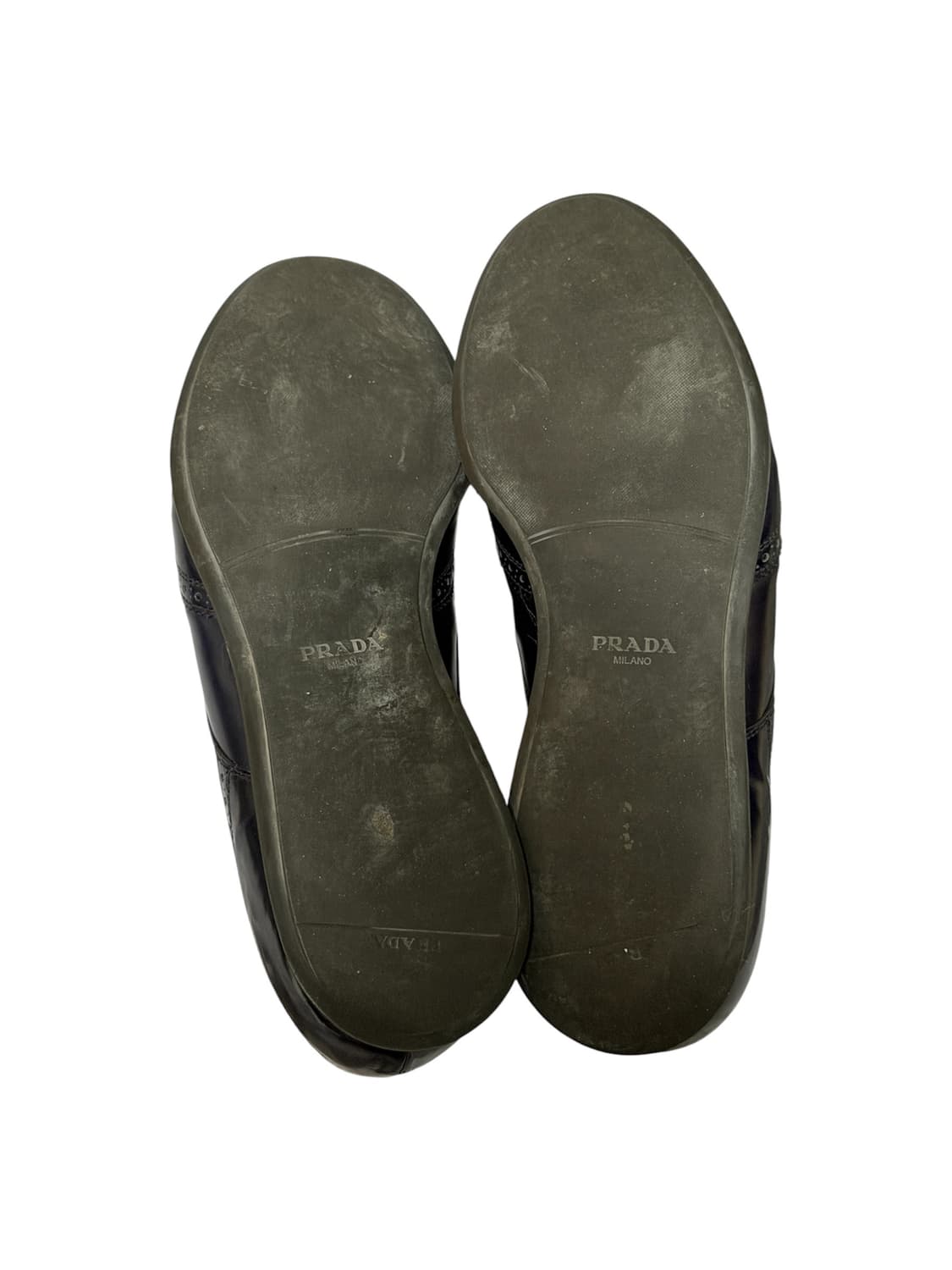 프라다 윙팁 더비 슈즈 (UK10) 상품이미지4