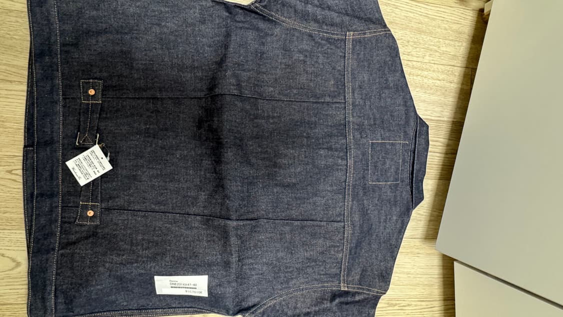 드님 231xx-47 타입1 데님자켓 리지드 40사이즈 새상품 상품이미지6