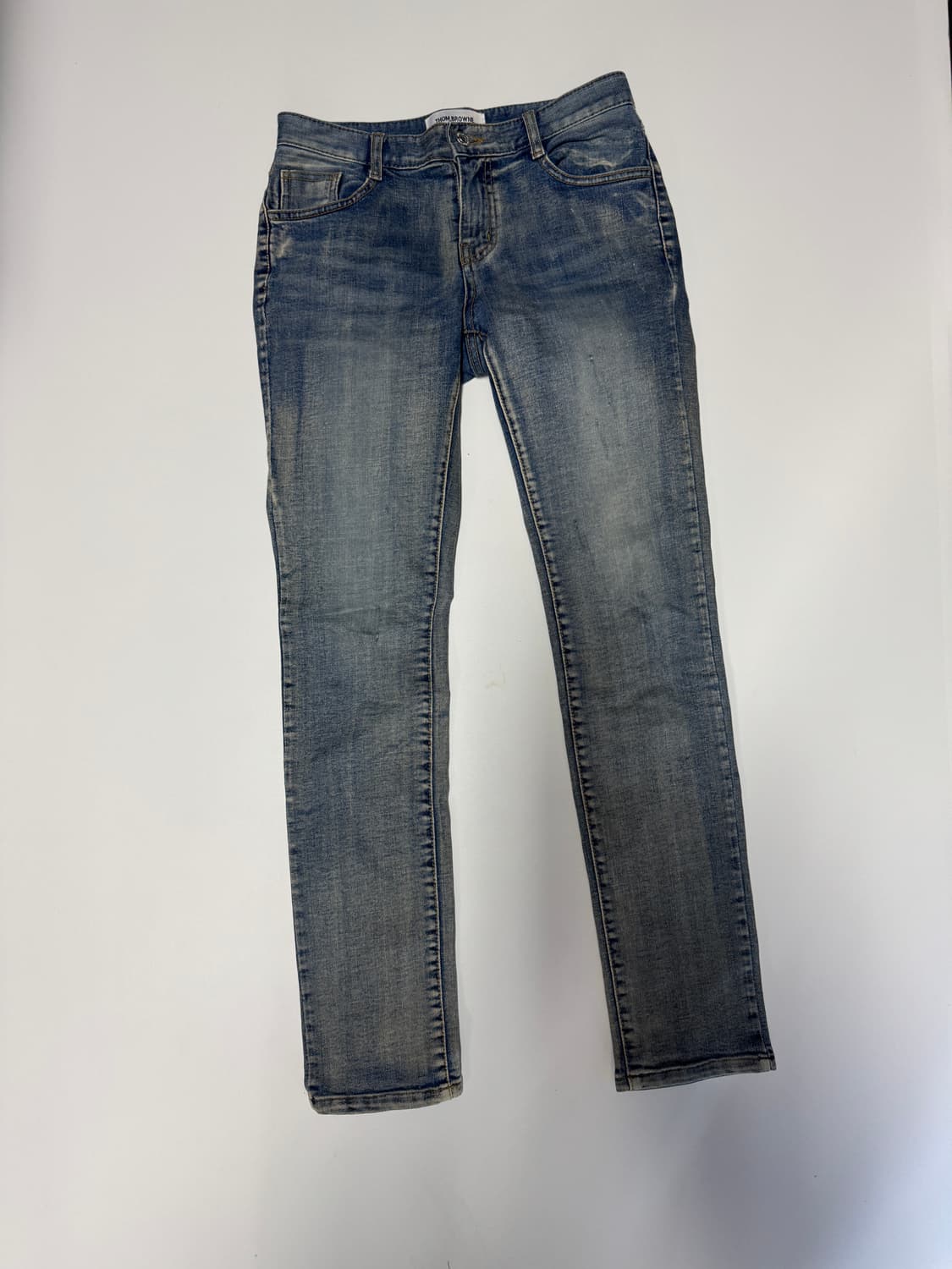 여성 톰브라운 커스텀 리메이크 테니스 데님팬츠 29.1인치 상품이미지2