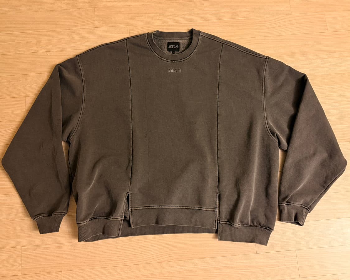 AJO BY AJO 투폴드 와이드 스웻셔츠 XL 상품이미지6