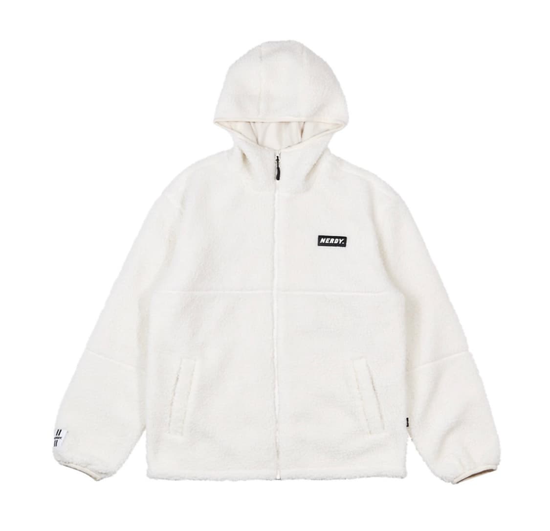 널디 플리스 후디드 자켓(후리스 후드집업) 상품이미지1