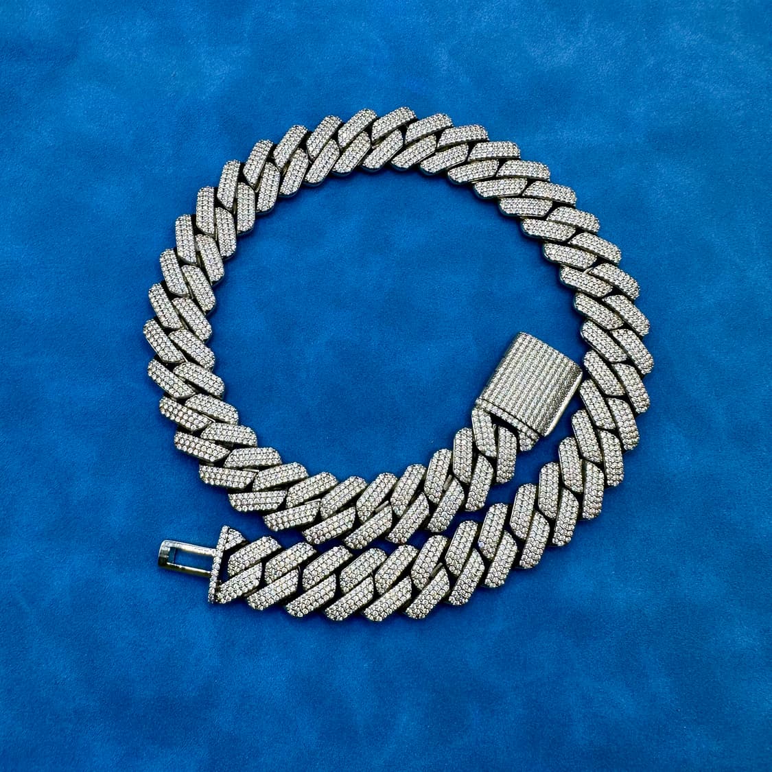 ICE BLUE 시그니처 20mm 쿠반체인 상품이미지4