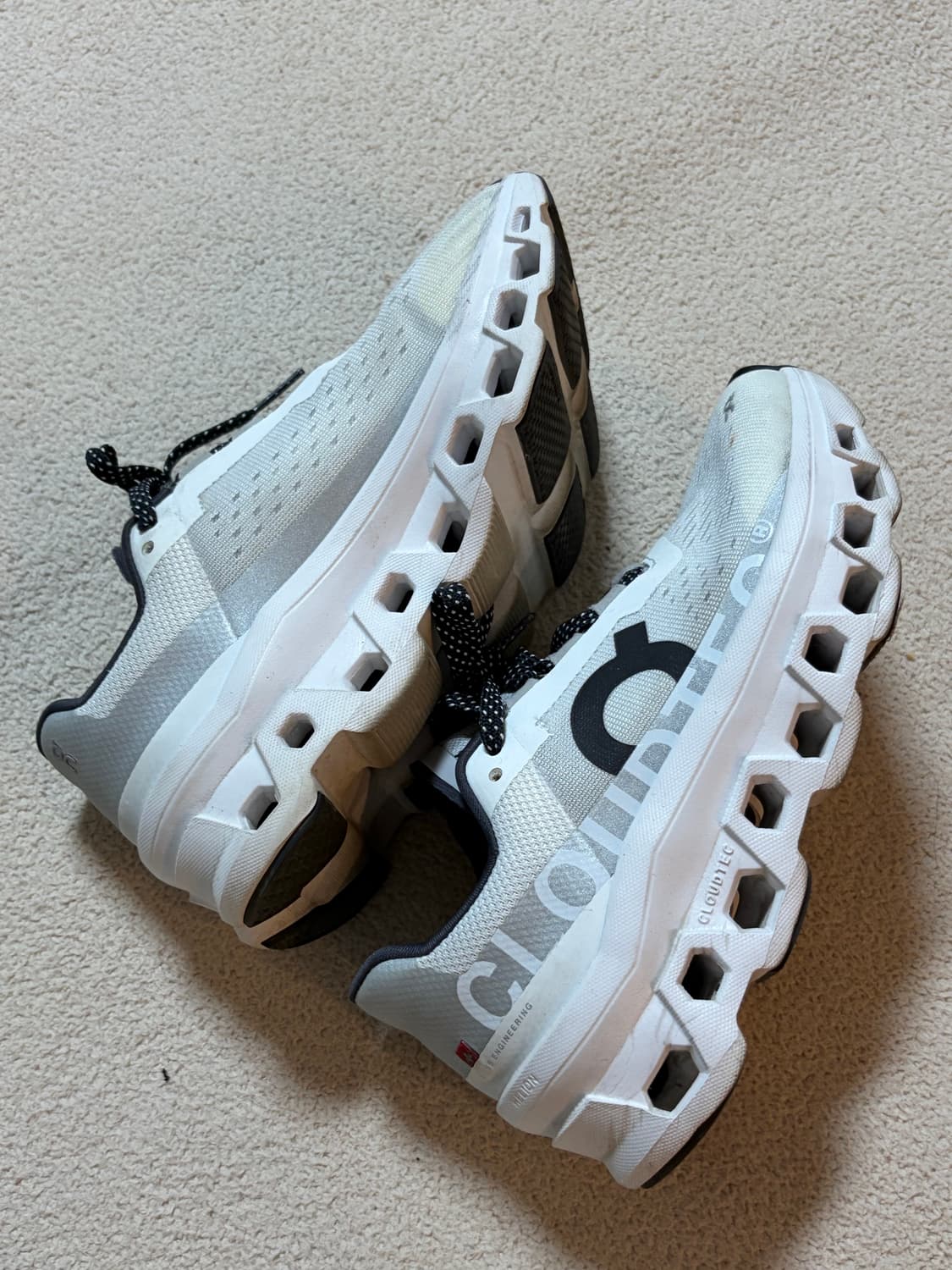 온러닝 클라우드몬스터 흰색 220mm 상품이미지3