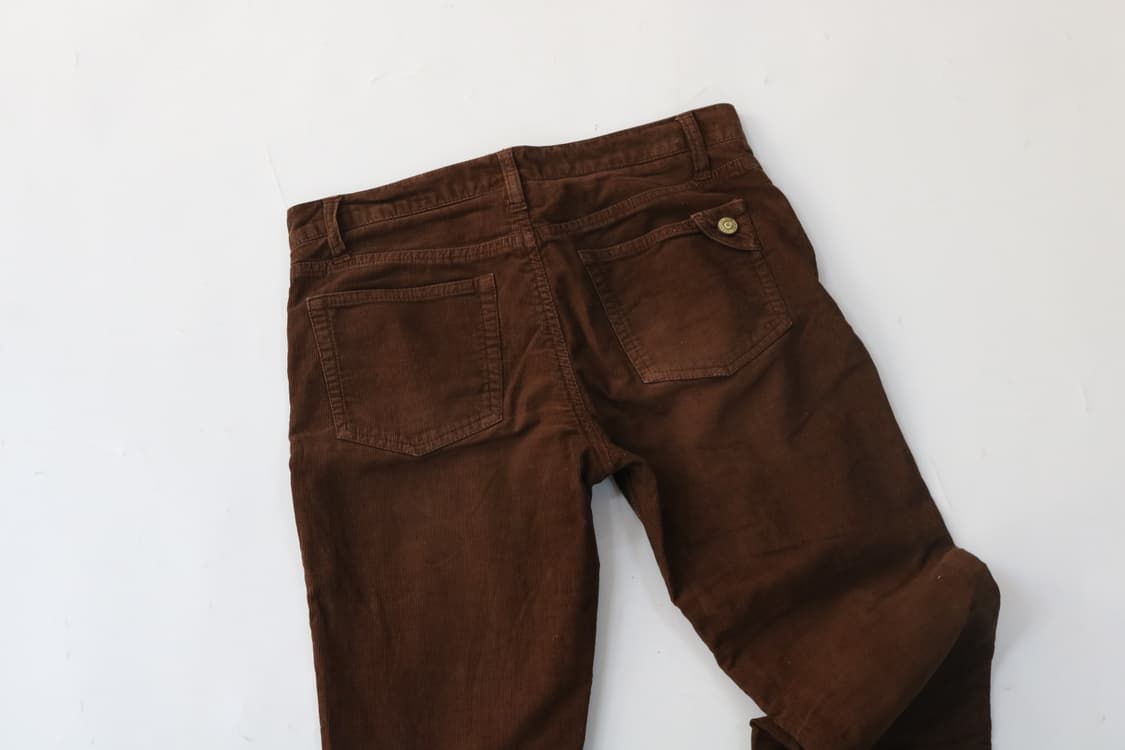 GAP 갭 빈티지 다크 브라운 코듀로이 데미 부츠컷 팬츠 (4) 상품이미지8