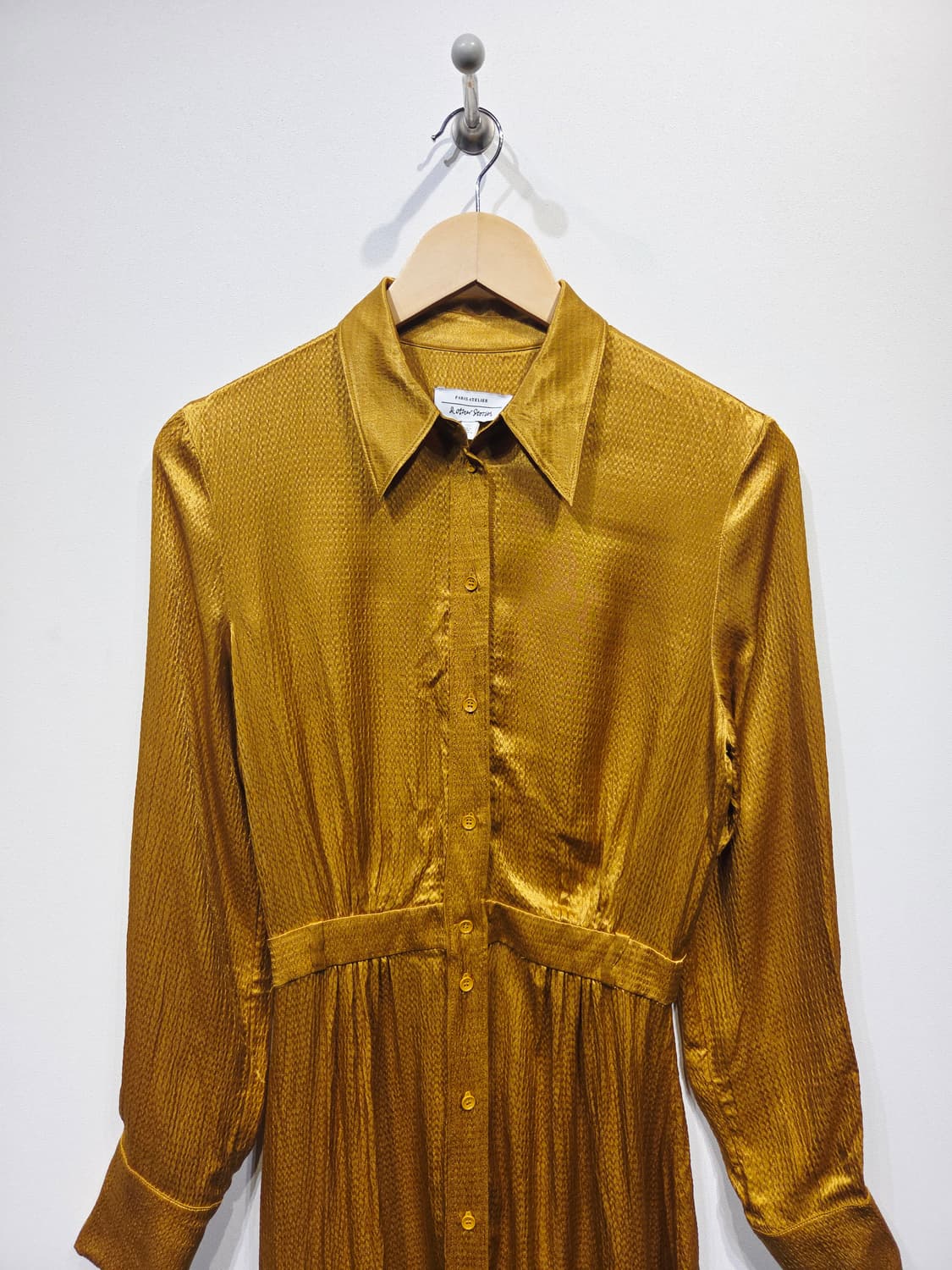 앤아더스토리즈(Paris Atelier) 레이온 셔츠 롱원피스 상품이미지3