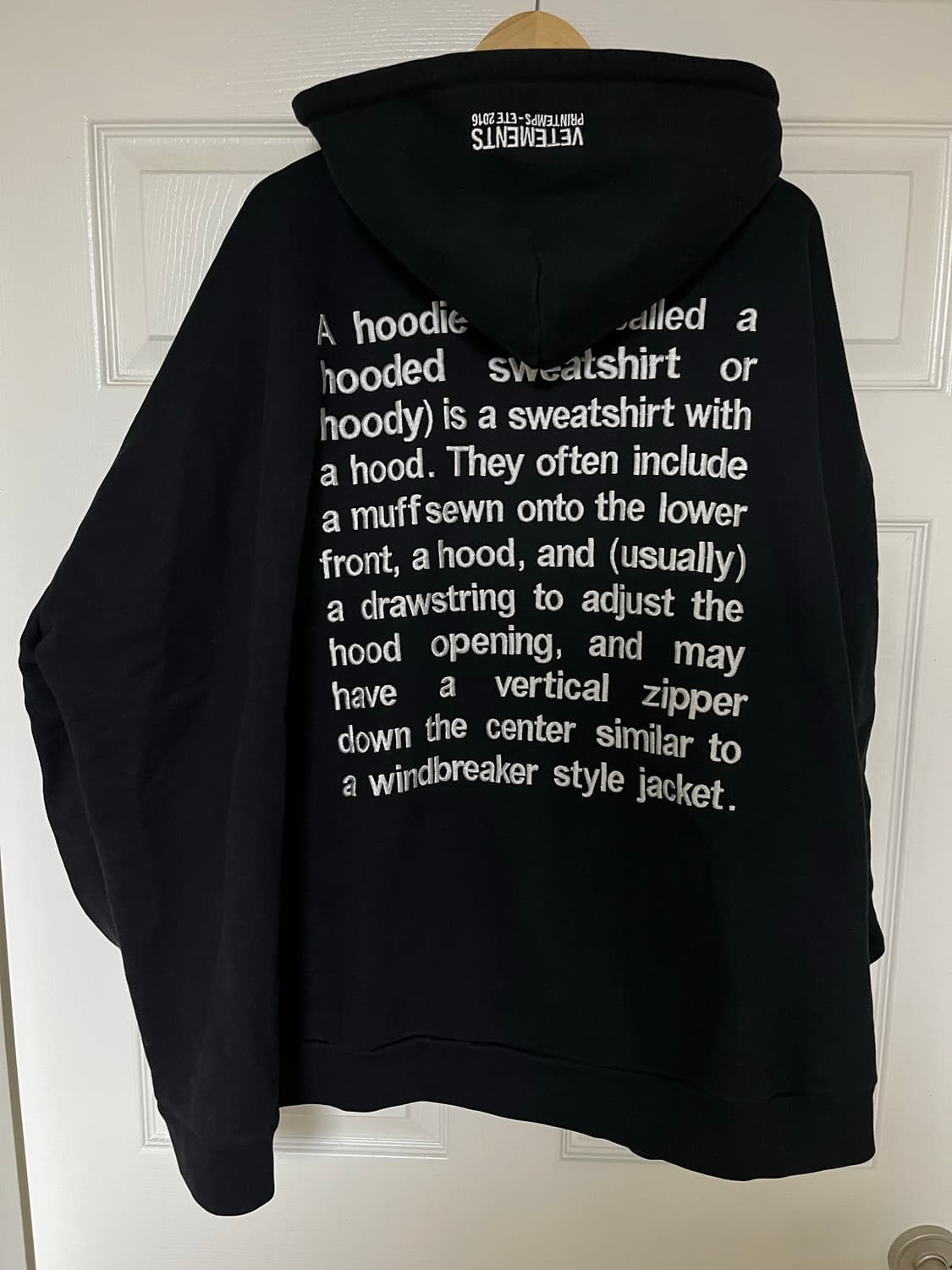 [L] 16ss 베트멍레터링 후드 OG 상품이미지1