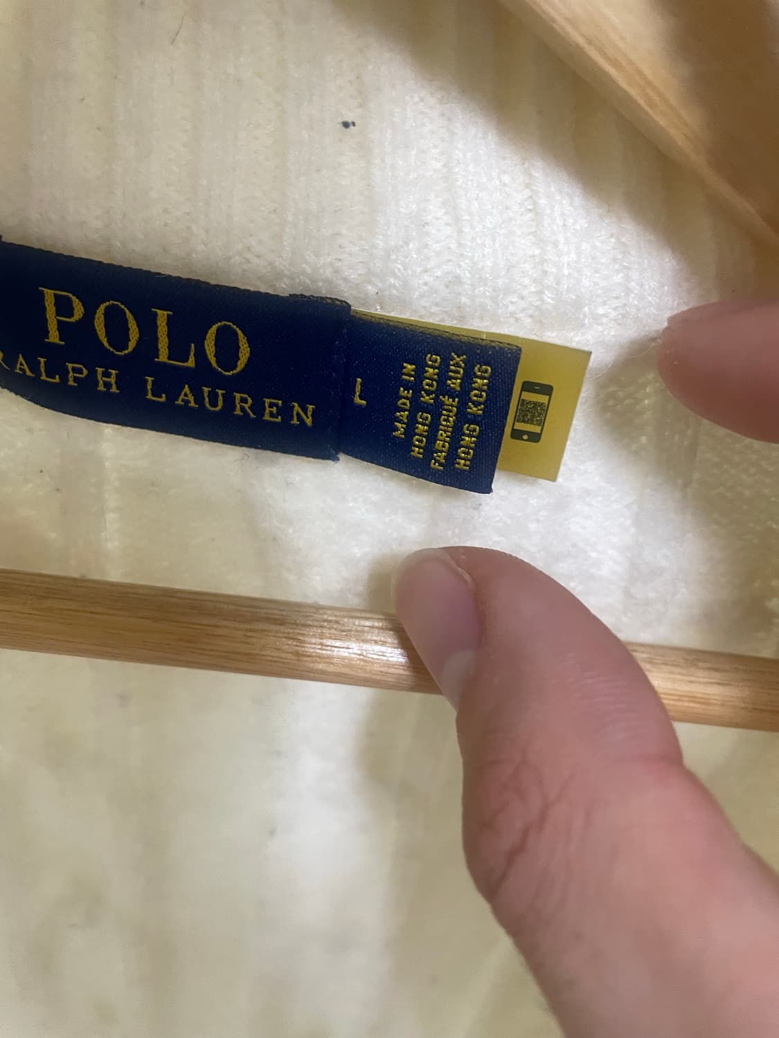 폴로 케이블니트집업 상품이미지2