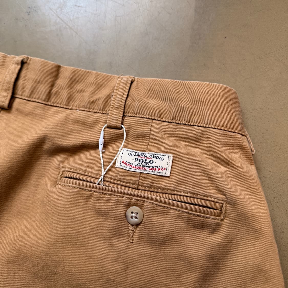 폴로 랄프로렌 투턱 치노 팬츠 앤드류핏 34 상품이미지6