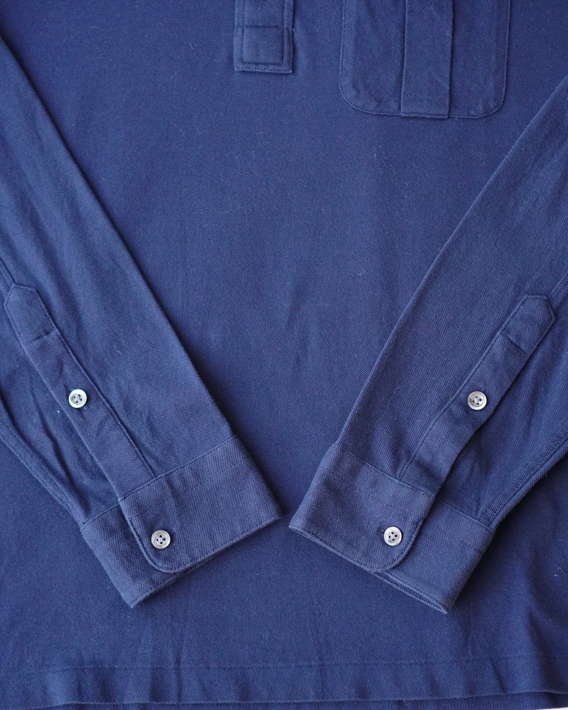 폴로 랄프로렌 네이비 피케 긴팔 카라티 L 상품이미지5