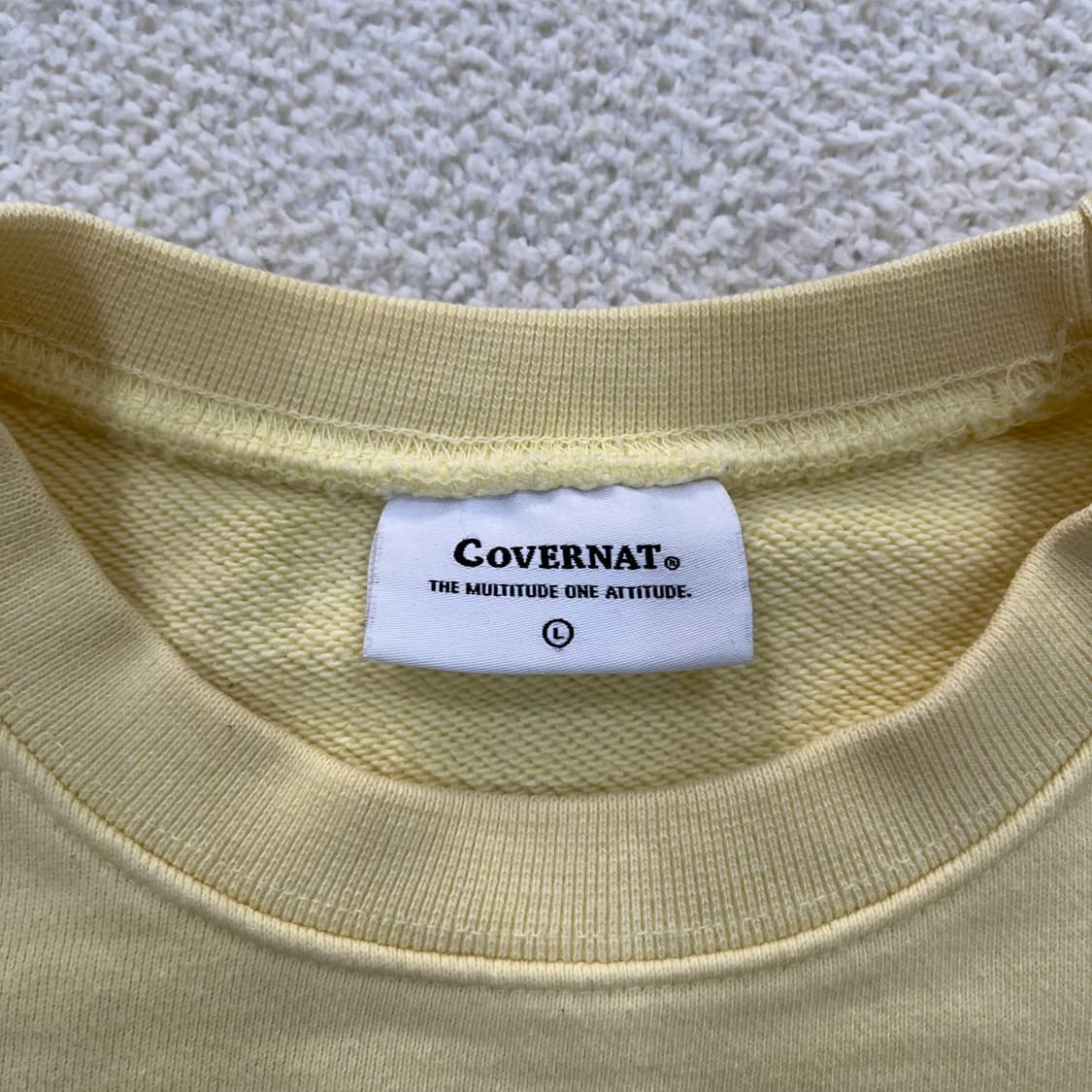 L 커버낫 빅로고 긴팔 맨투맨 0312M1 상품이미지2