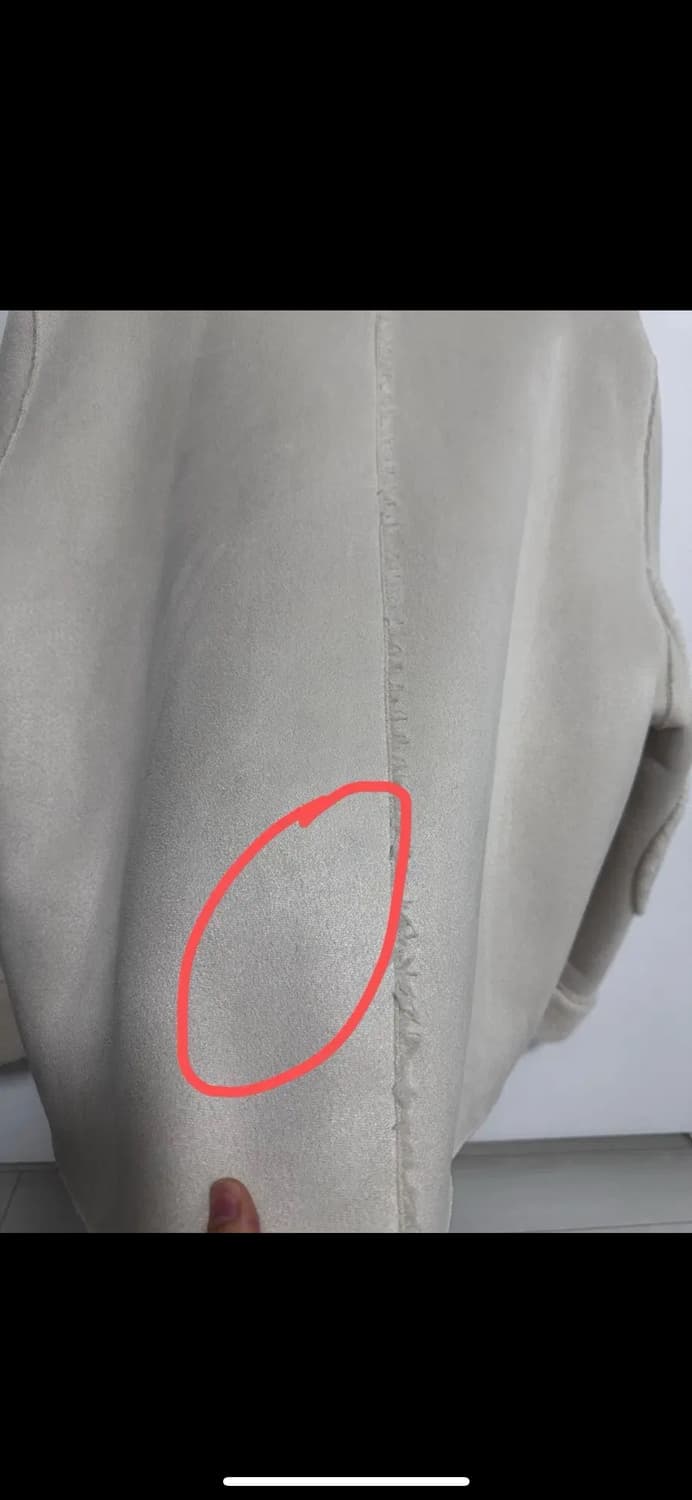 글로니 무스탕 CHLOE FUR JACKET - CREAM 상품이미지7