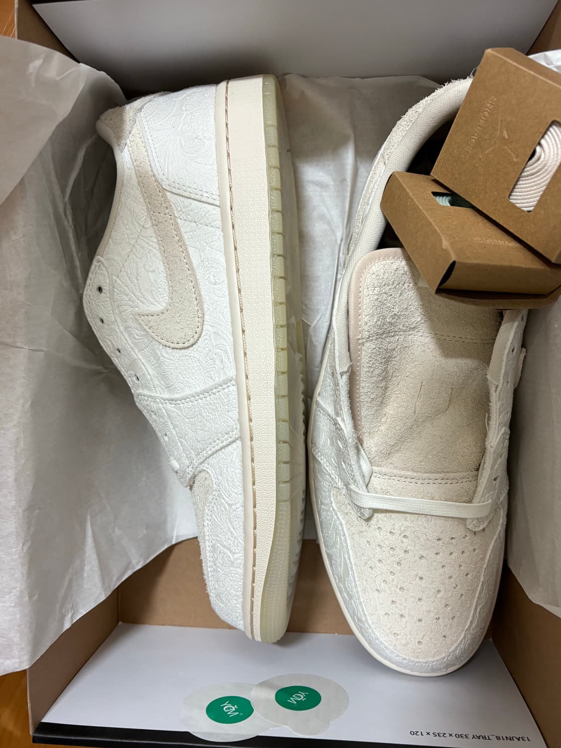 나이키 크리스폴x에어조던1 로우 OG CP 상품이미지9