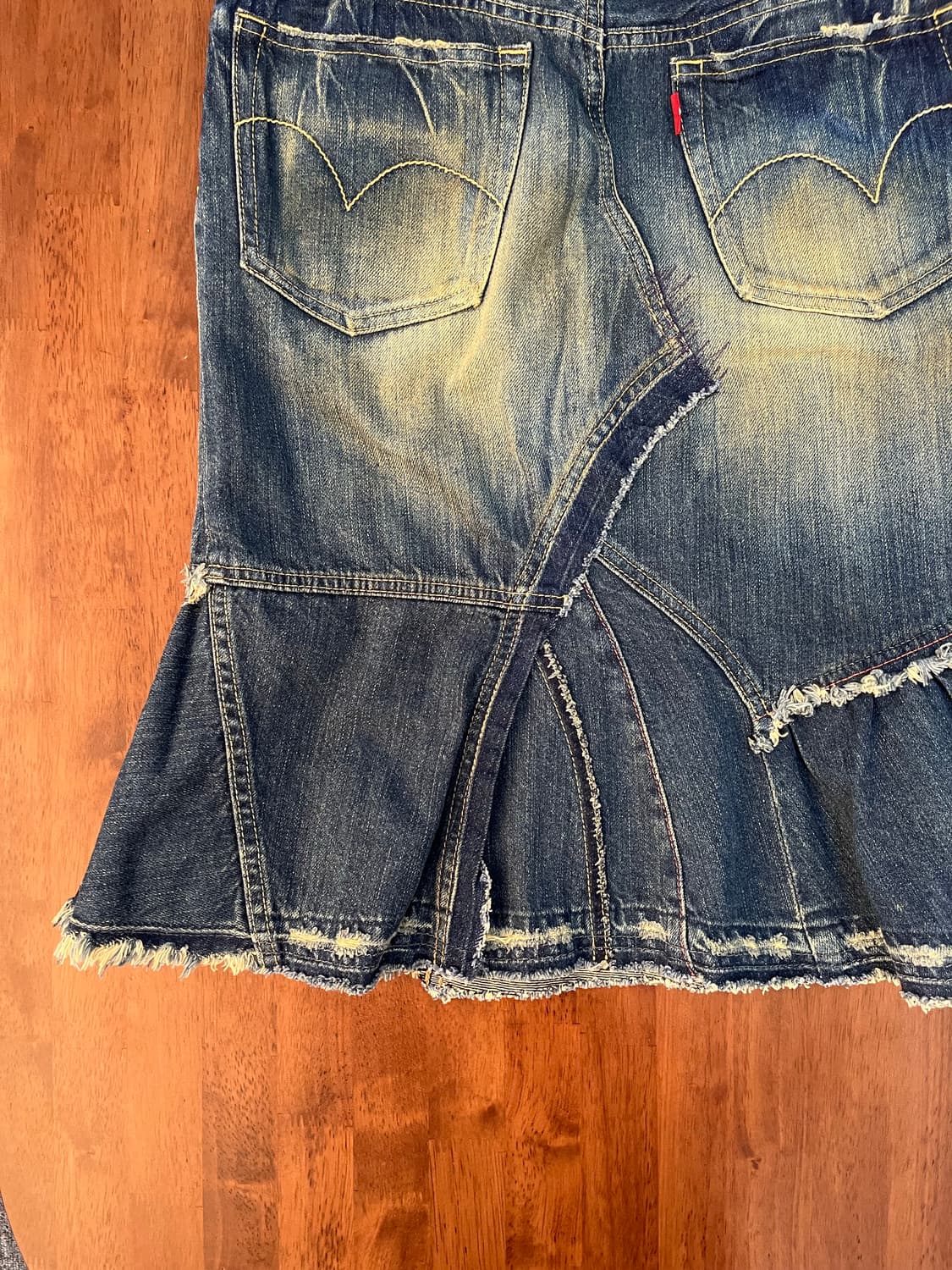 히스테릭 글래머 y2k 서클걸 데님 플레어 스커트 상품이미지8