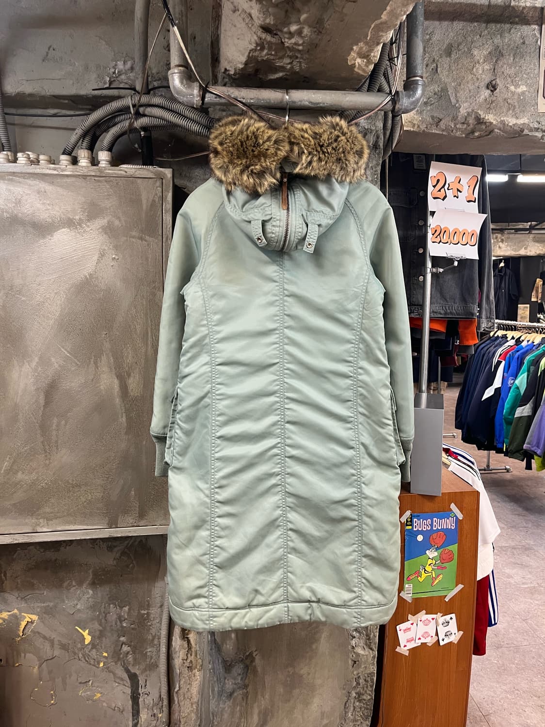 디젤 퍼 후드 자켓 S #csz2898 상품이미지2