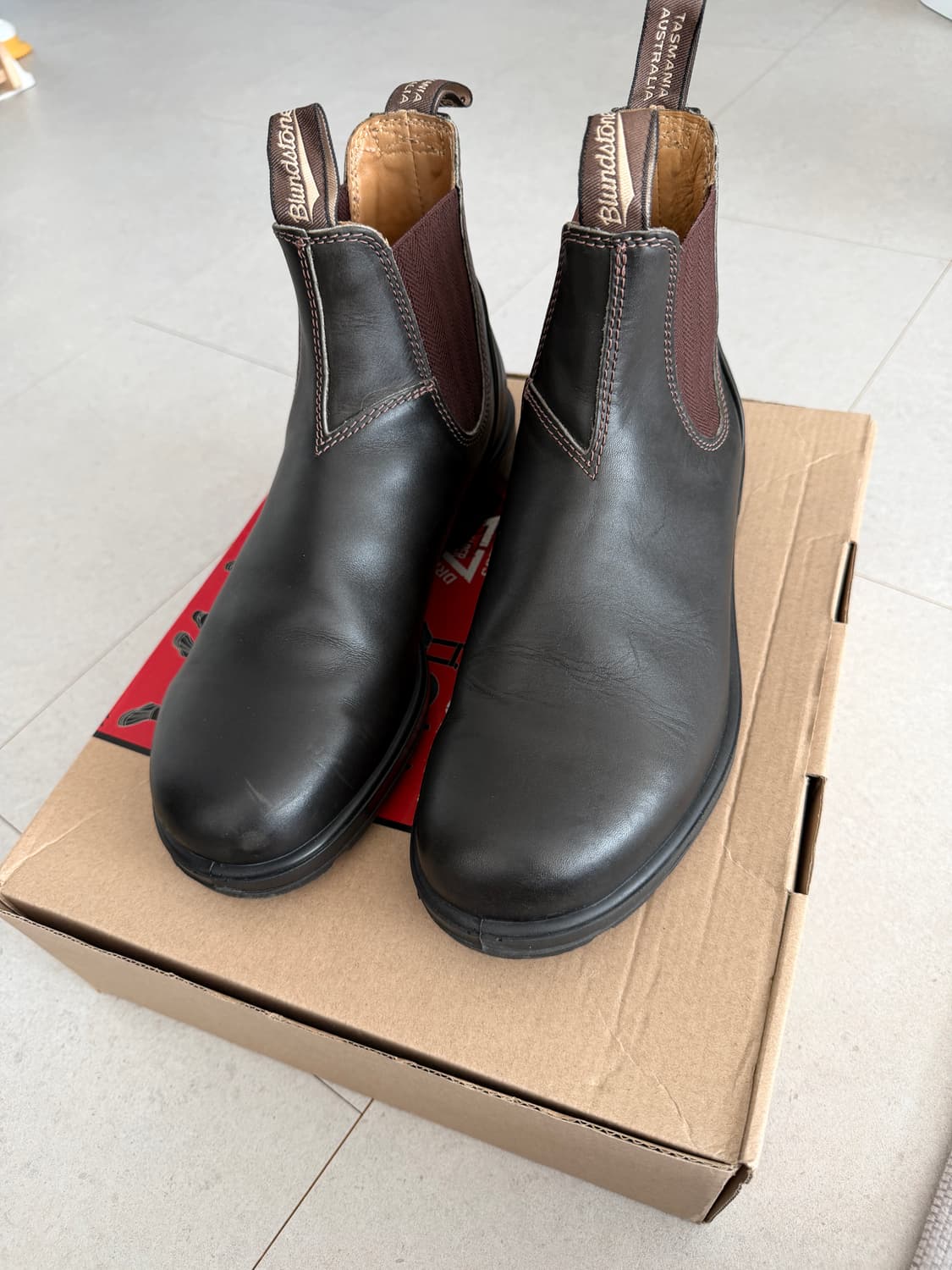 [AU9] 블런드스톤 600 브라운 첼시부츠 상품이미지1