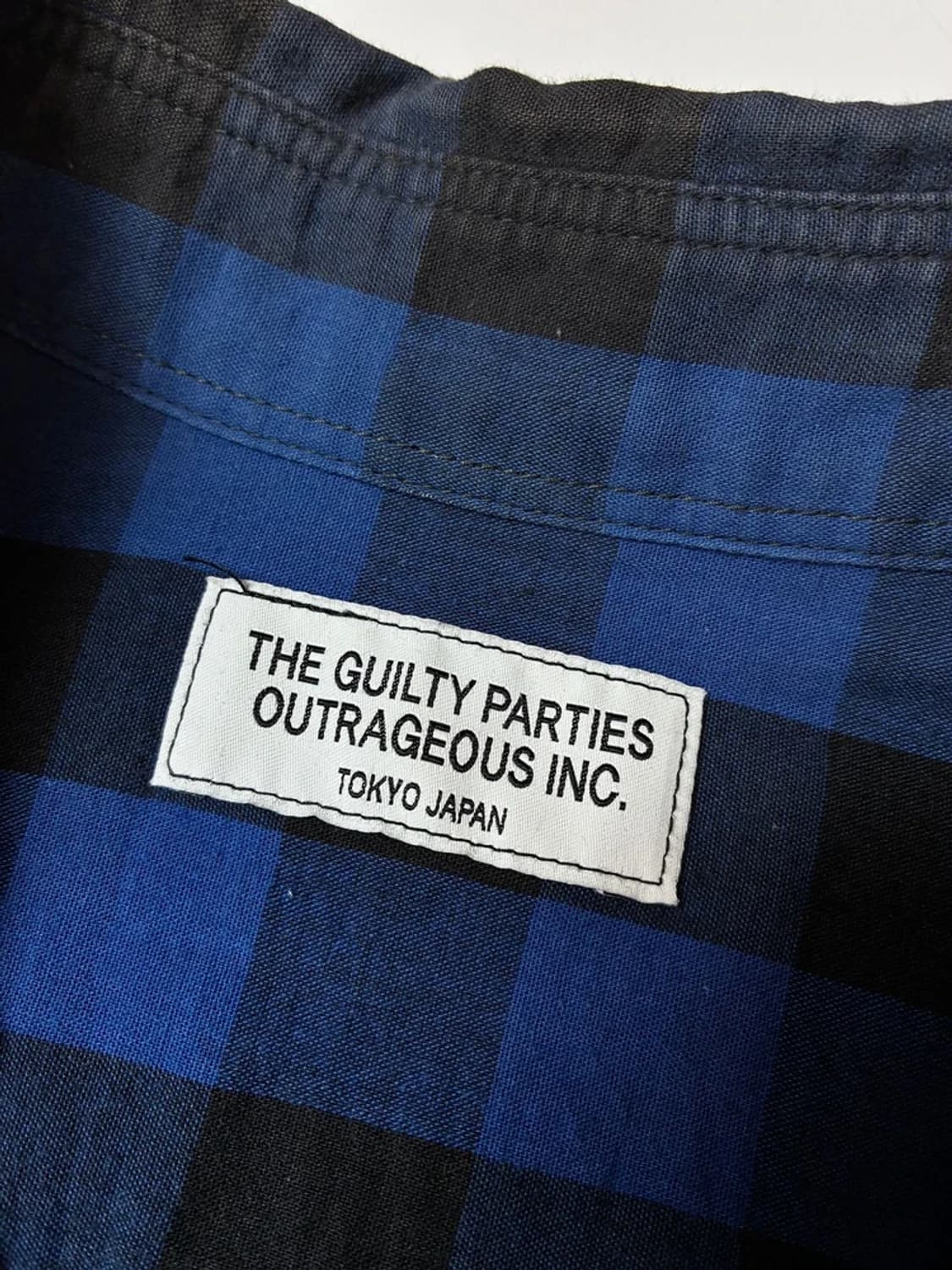 와코마리아 13ss Guilty Parties 깅엄 체크 셔츠PN8302 상품이미지7