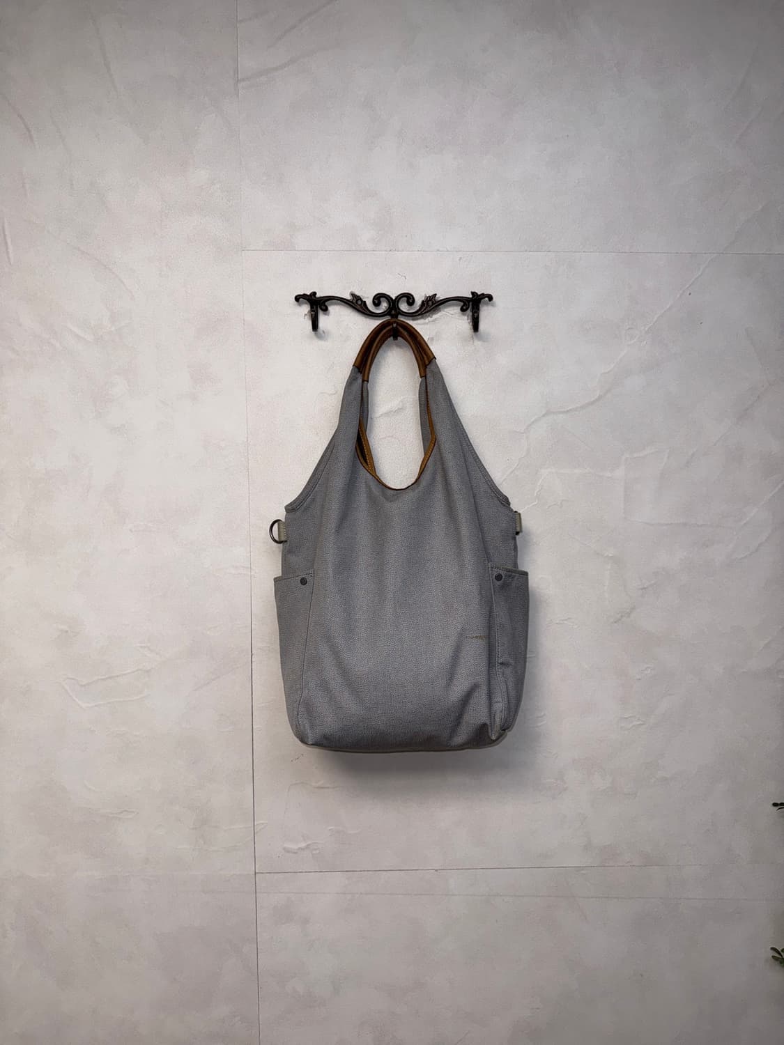 Kipling gray pocket tote shopper bag 상품이미지5
