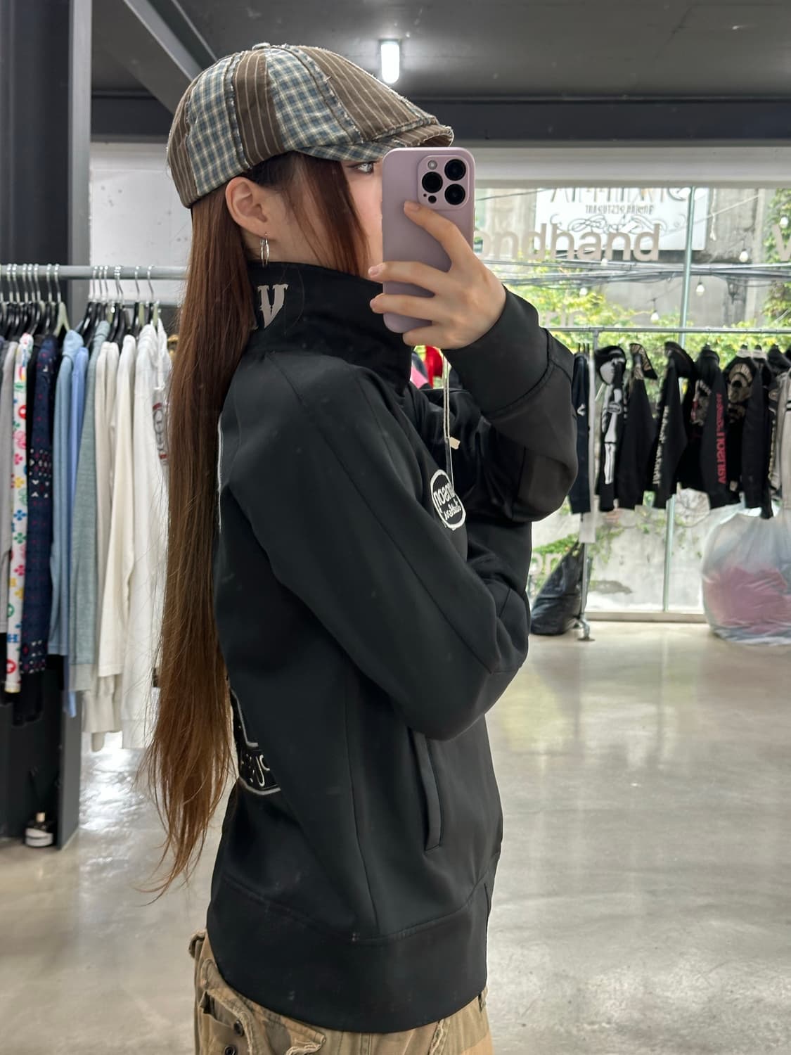 벤슨 스컬 자수와펜 하이넥 져지 상품이미지3