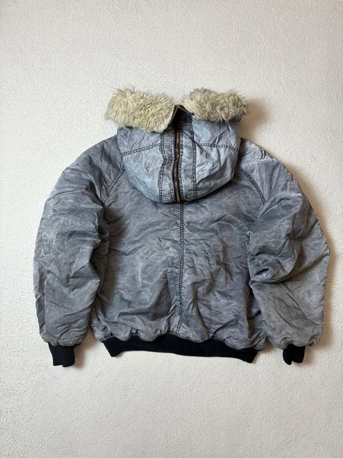 알파인더스트리 80's 미공군 N3B 메탈릭 항공 자켓 PN7503 상품이미지4