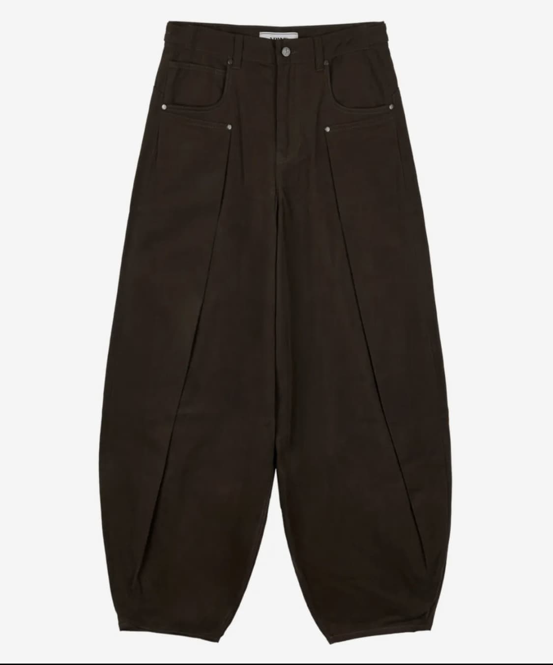SOFT SUEDE TWILL BALLOON PANTS Black 0 상품이미지2