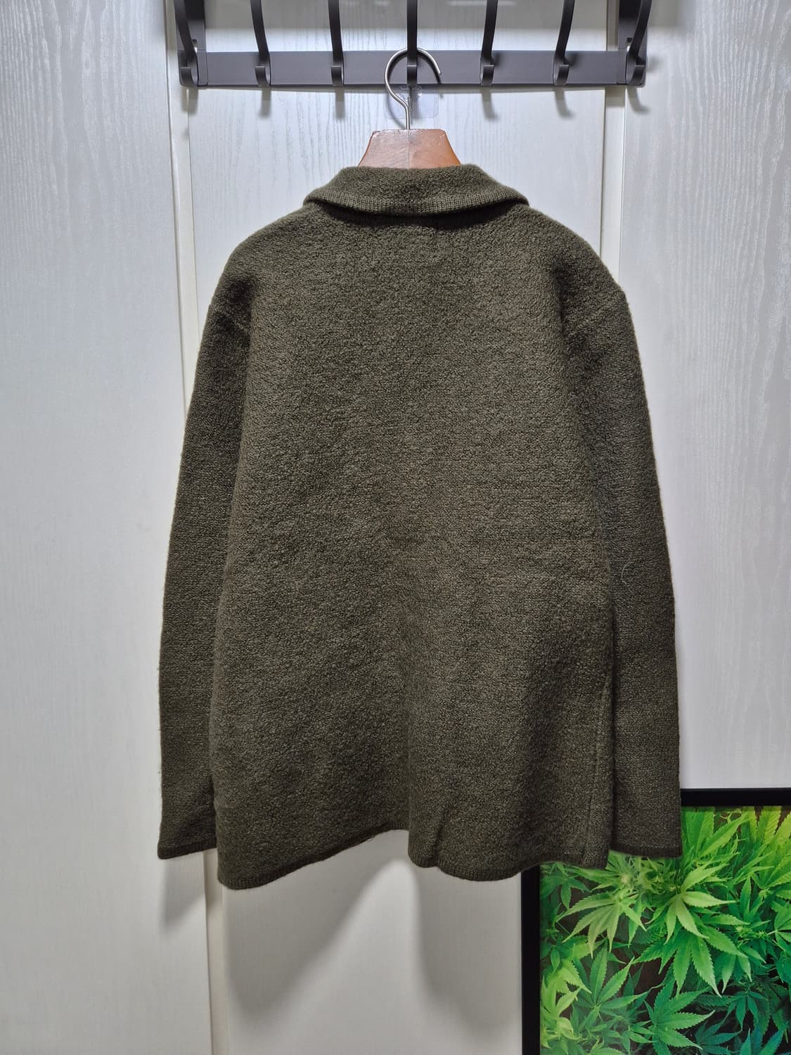 (세일)VTG.로드앤테일러 압축울 자켓. 카키 상품이미지10