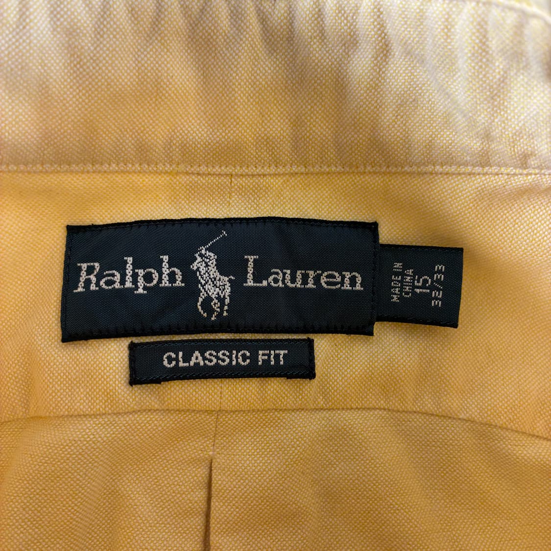 Polo  폴로 랄프로렌 자수 코튼 옐로우 옥스퍼드 셔츠  상품이미지4