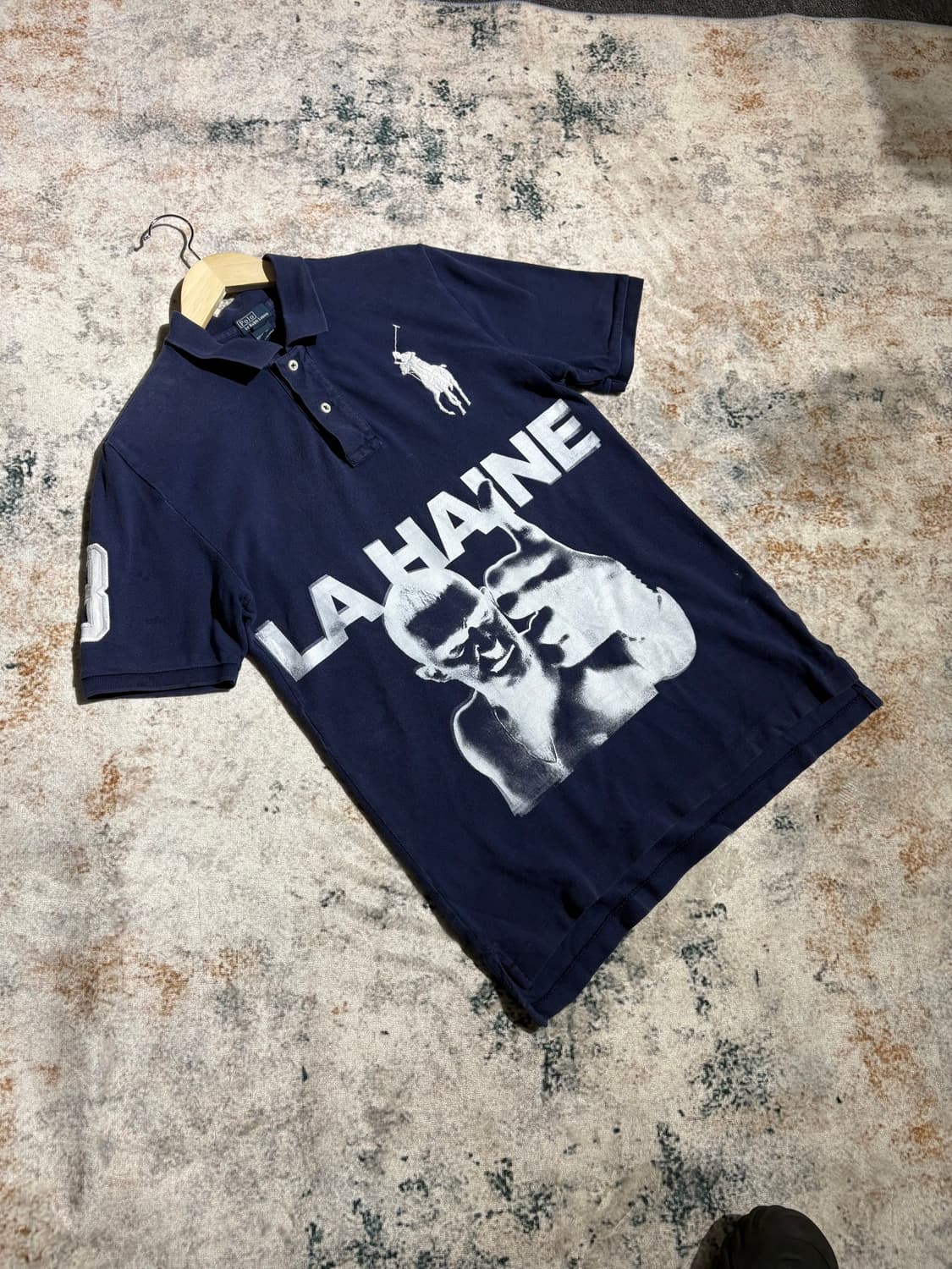 폴로 빅포니 LA HAINE 커스텀 카라 반팔티셔츠 상품이미지1