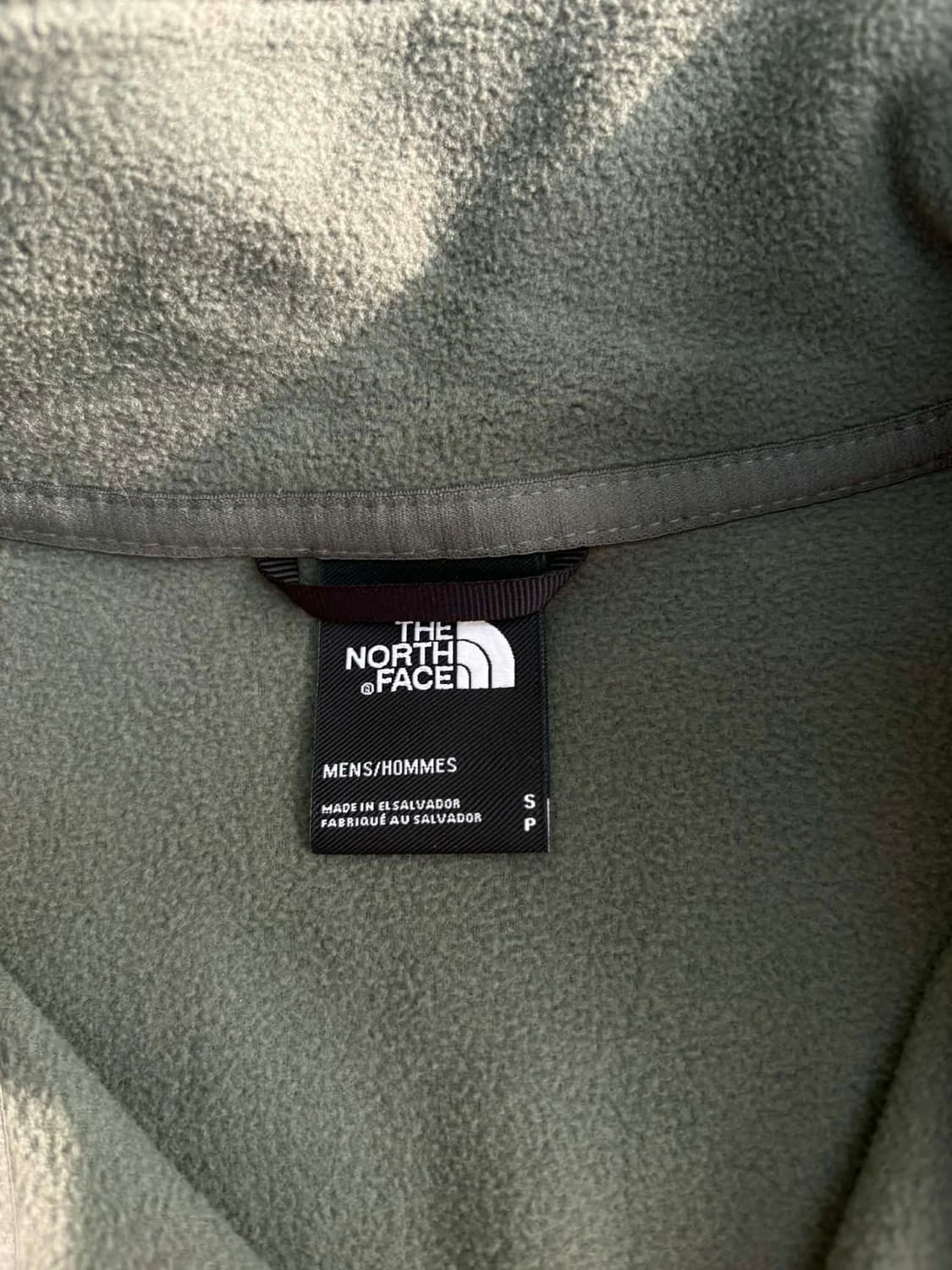 [S] 노스페이스 카키 플리스 하프집업 상품이미지3