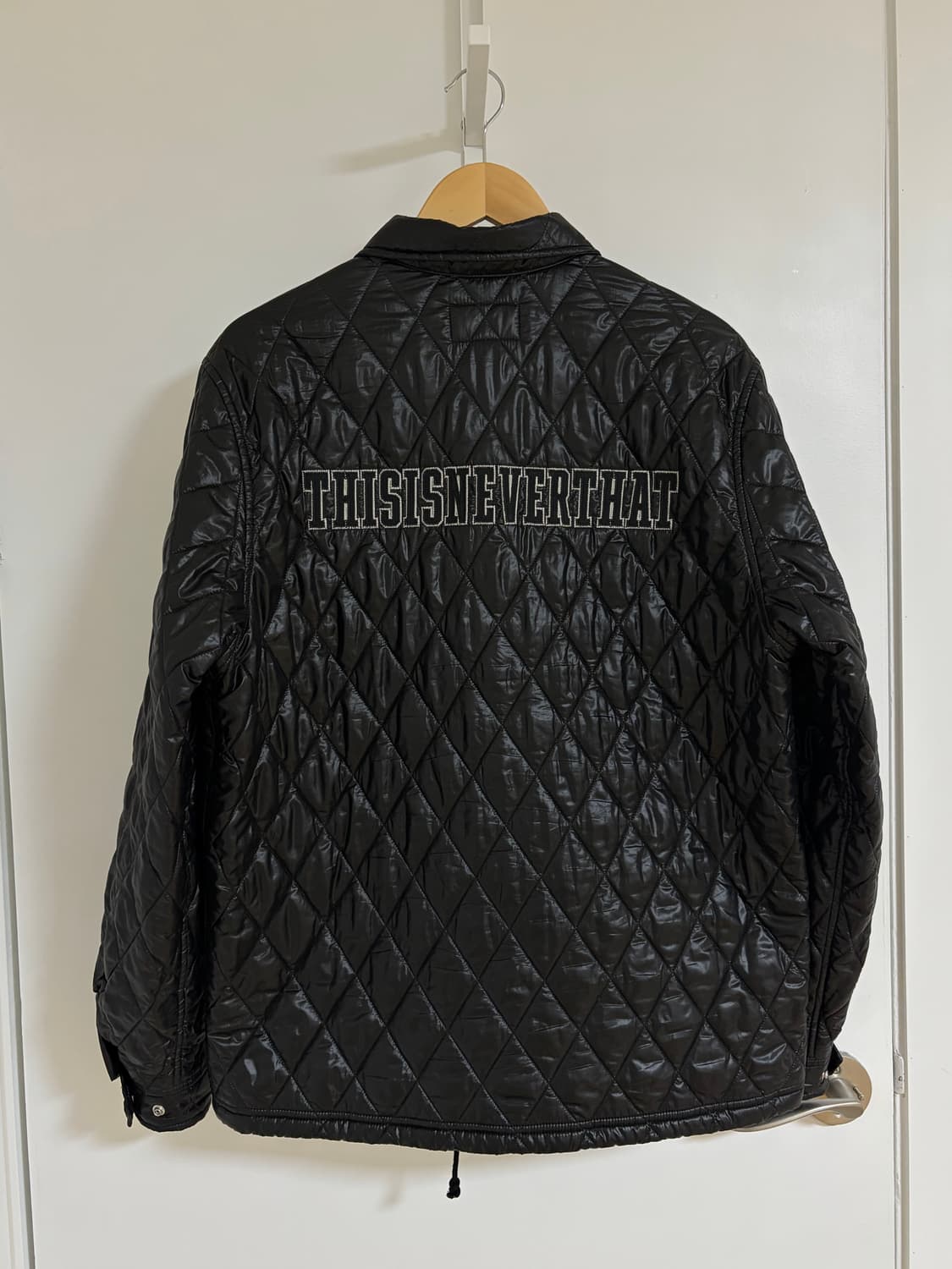 디스이즈네버댓 퀼팅 자켓 (S사이즈/블랙) 상품이미지3