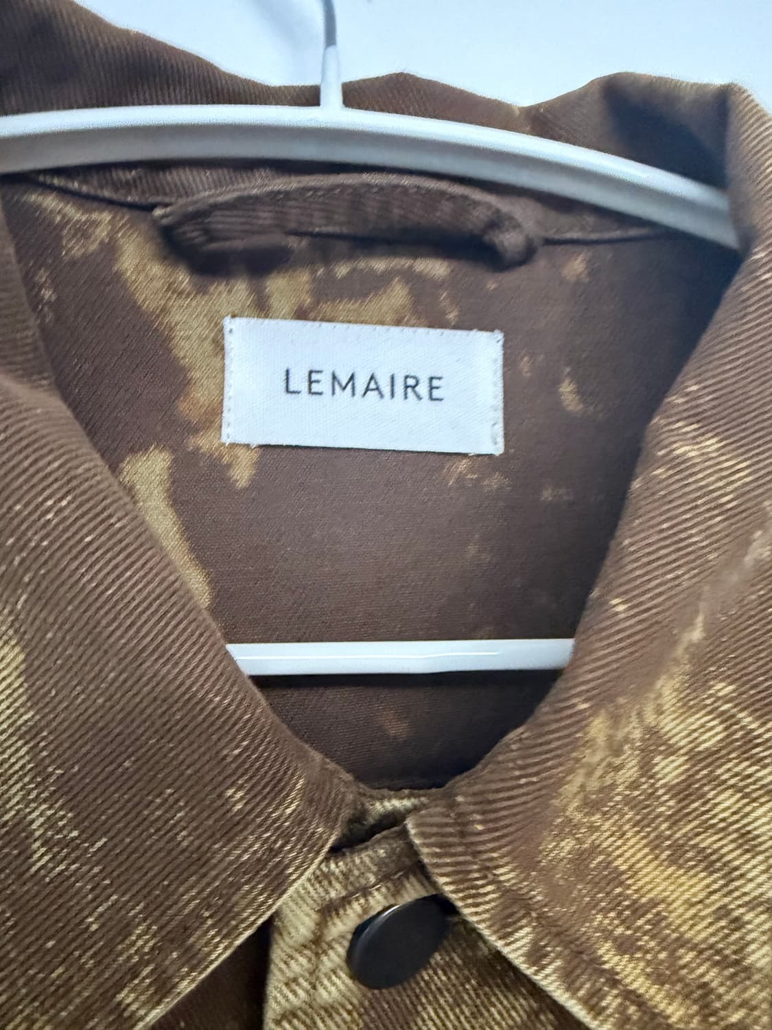 르메르 Lemaire 박시 트러커 자켓 에시드 스노우 브론즈 상품이미지2