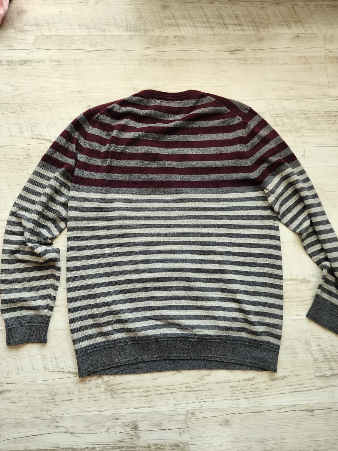 HAZZYS 헤지스 니트 티셔츠 팜. 105사이즈 면+울+캐시미어 스웨터 상품이미지3