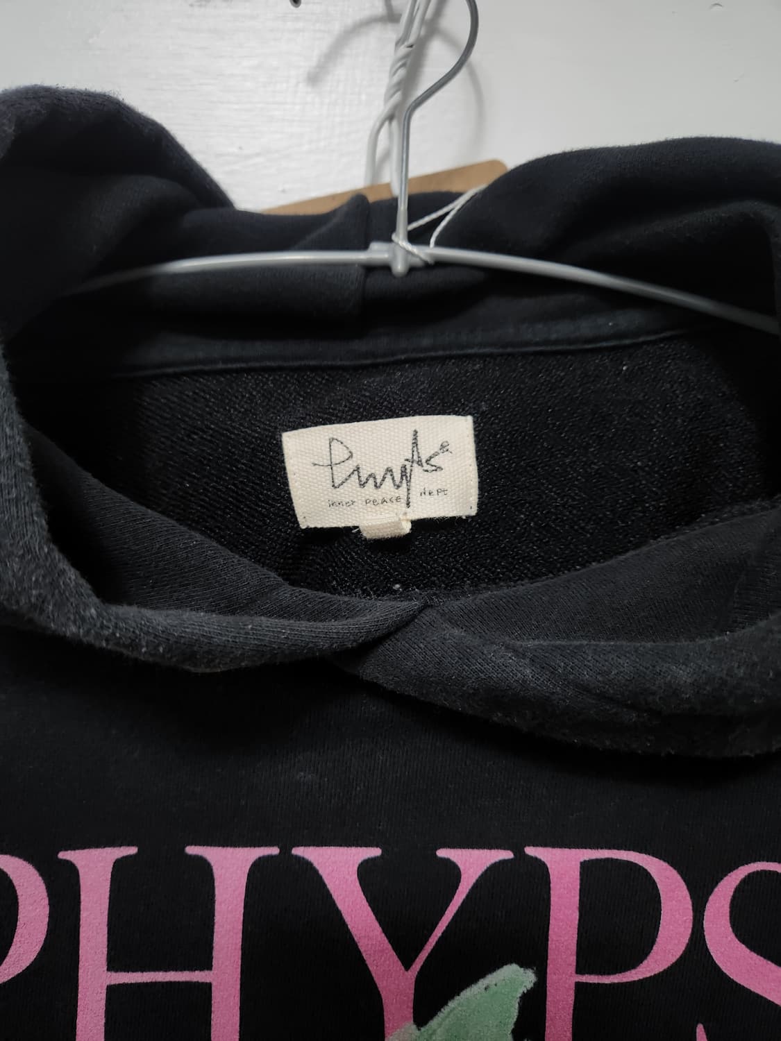 PHYPS 스트로베리 후디 블랙 상품이미지3