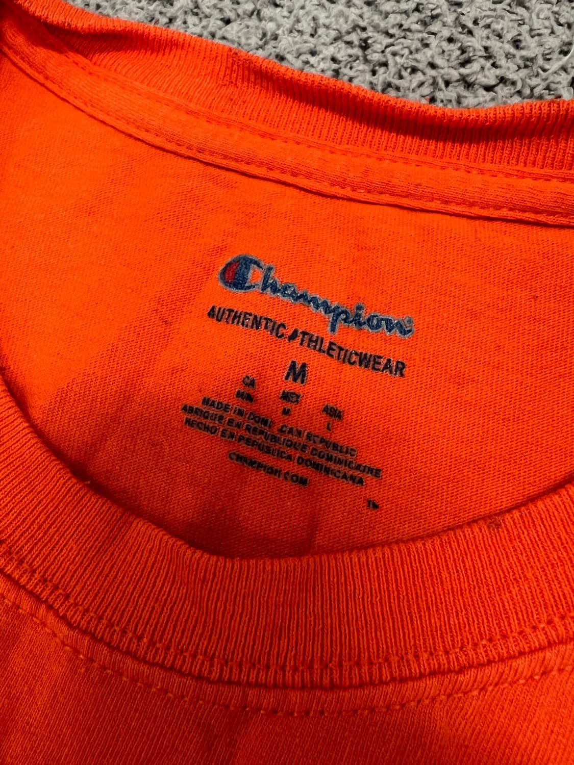 (M) 챔피온 오렌지 반팔 상품이미지3