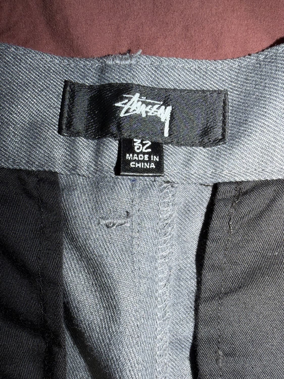 스투시 그레이 베기 바지 상품이미지4