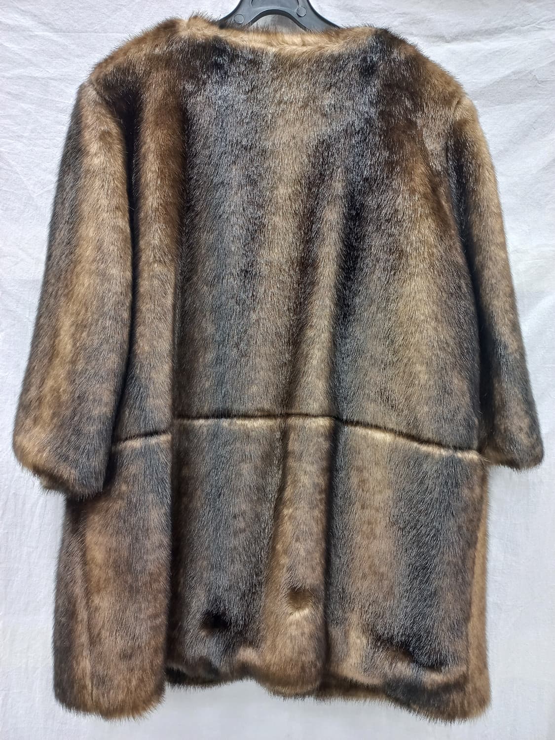 mayonez 밍크 칠부 코트 상품이미지4