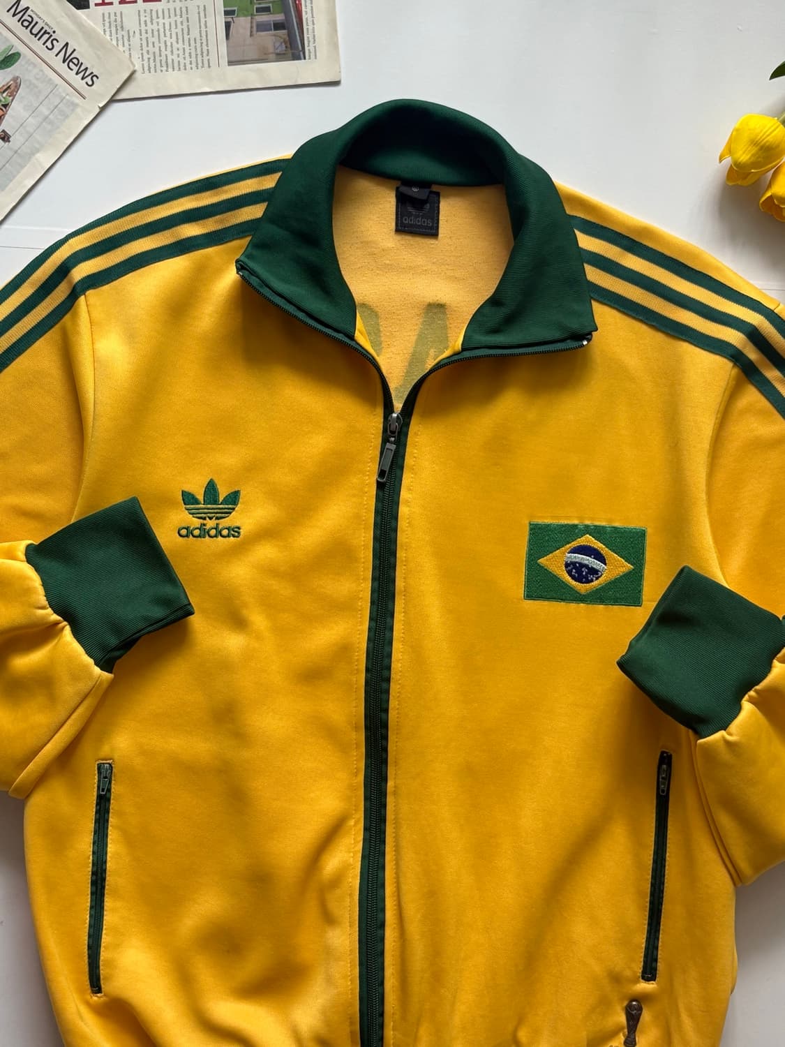 adidas 아디다스 빈티지 브라질 국가대표 트랙탑 져지  상품이미지4