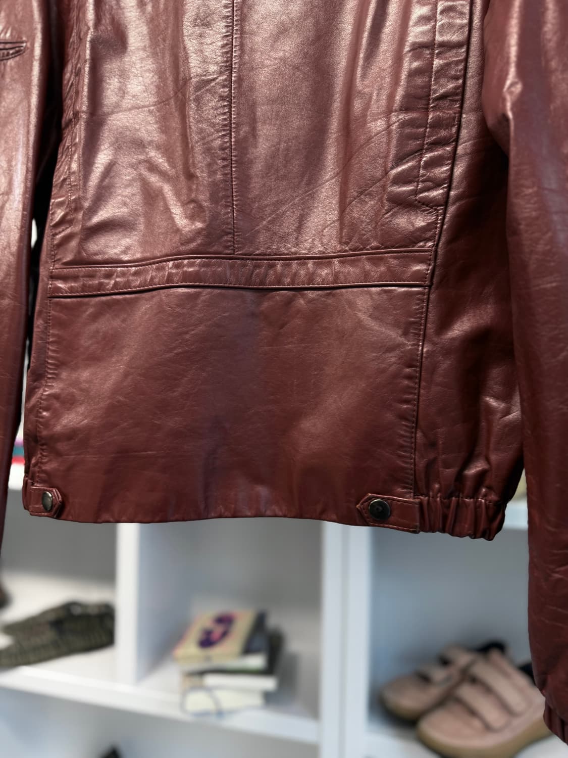 80s bermans 레더 자켓 상품이미지6