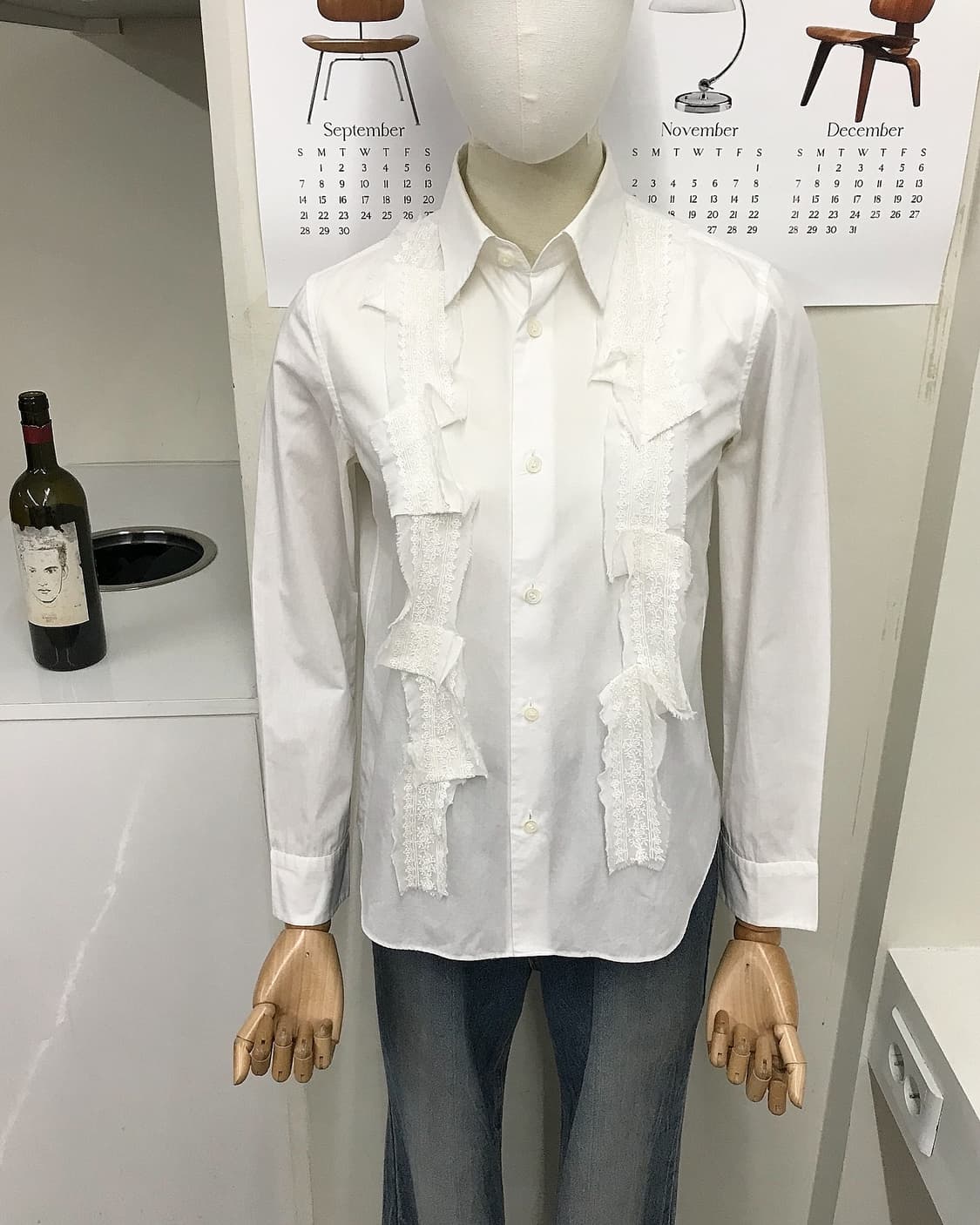 꼼데가르송 트리콧 러플 셔츠 상품이미지8