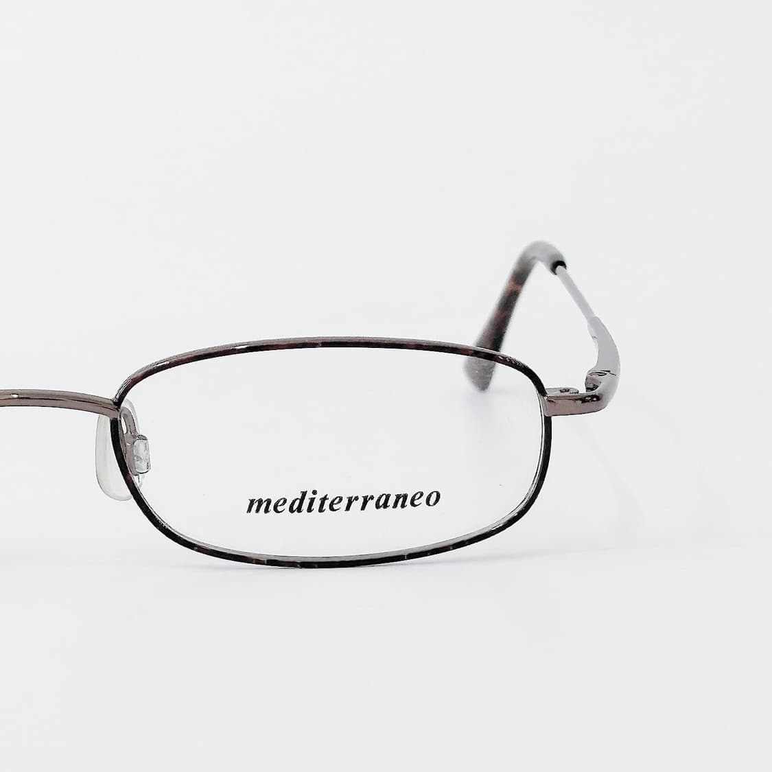 키지클럽 mediterraneo 브라운 크랙 프린팅 데드스탁 빈티지안경 상품이미지2